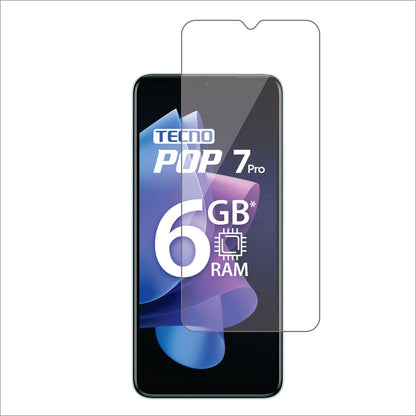 Tecno Pop 7 Pro Mobile Screen Protector Glossy Mobile Screen Guard (Pack of 1)