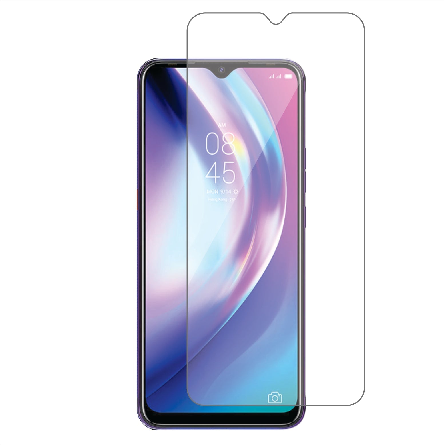 Tecno Pouvoir 4 Mobile Screen Protector Glossy Mobile Screen Guard (Pack of 1)