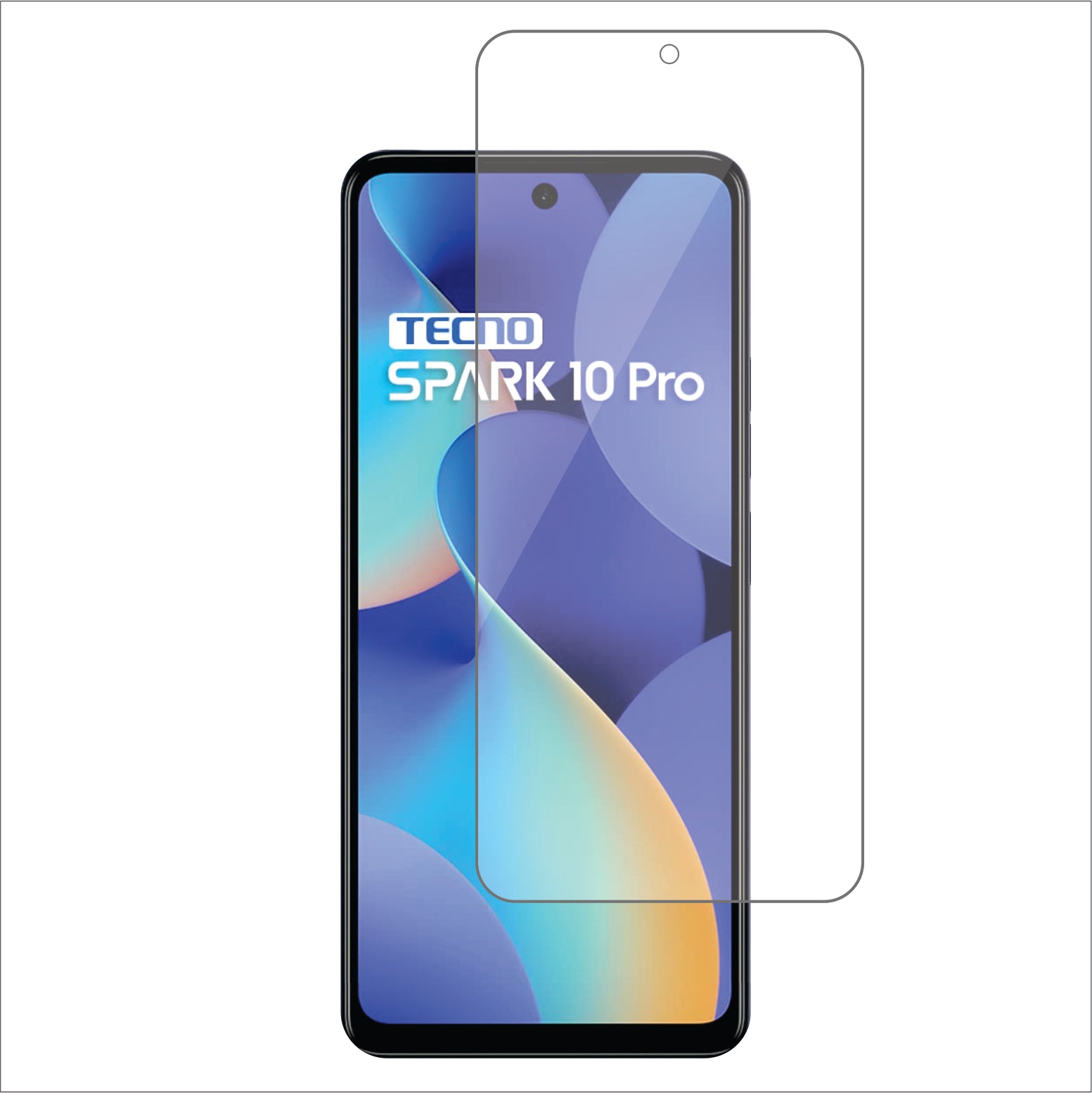 Tecno Spark 10 Pro Mobile Screen Protector Glossy Mobile Screen Guard (Pack of 1)