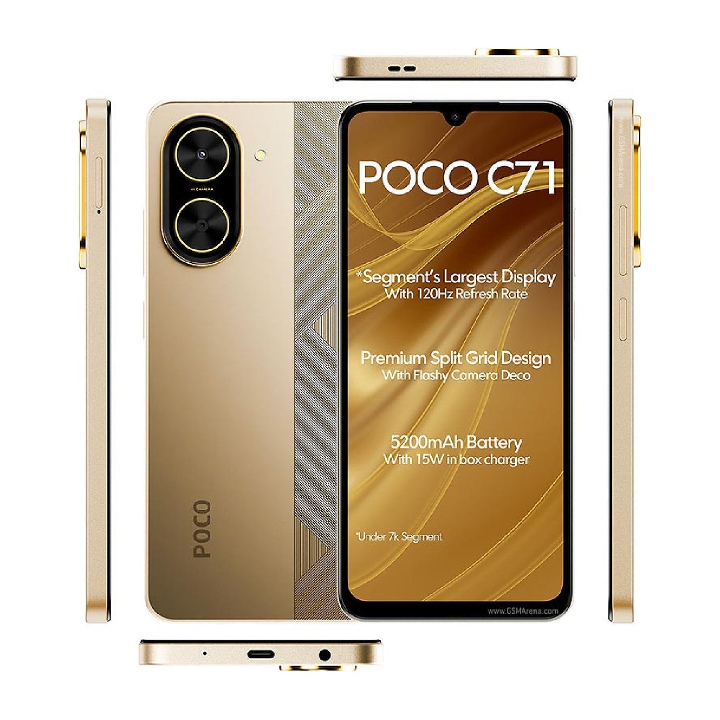 Xiaomi Poco C71 Mobile Screen Protector Glossy Mobile Screen Guard (Pack of 1)