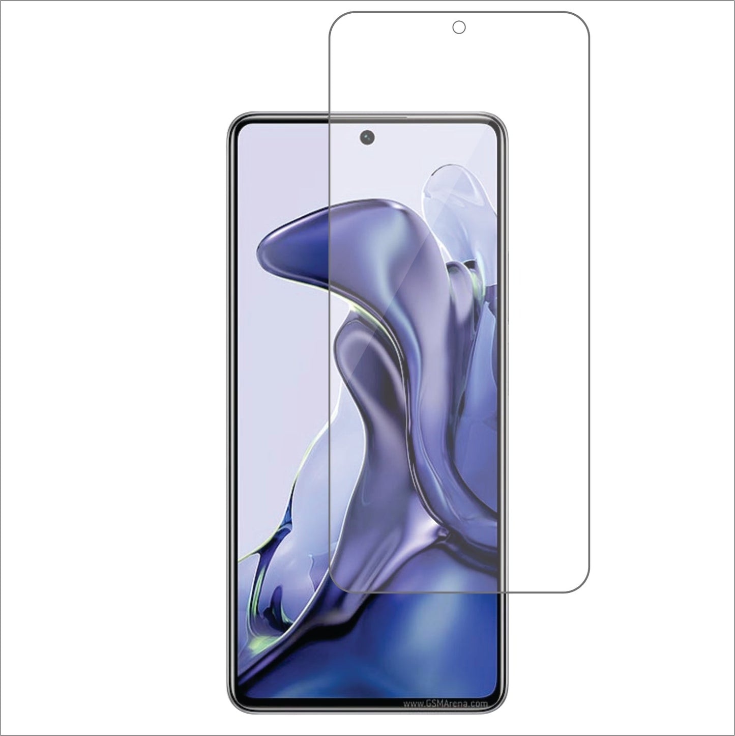 Xiaomi 11T Mobile Screen Protector Glossy Mobile Screen Guard (Pack of 1)