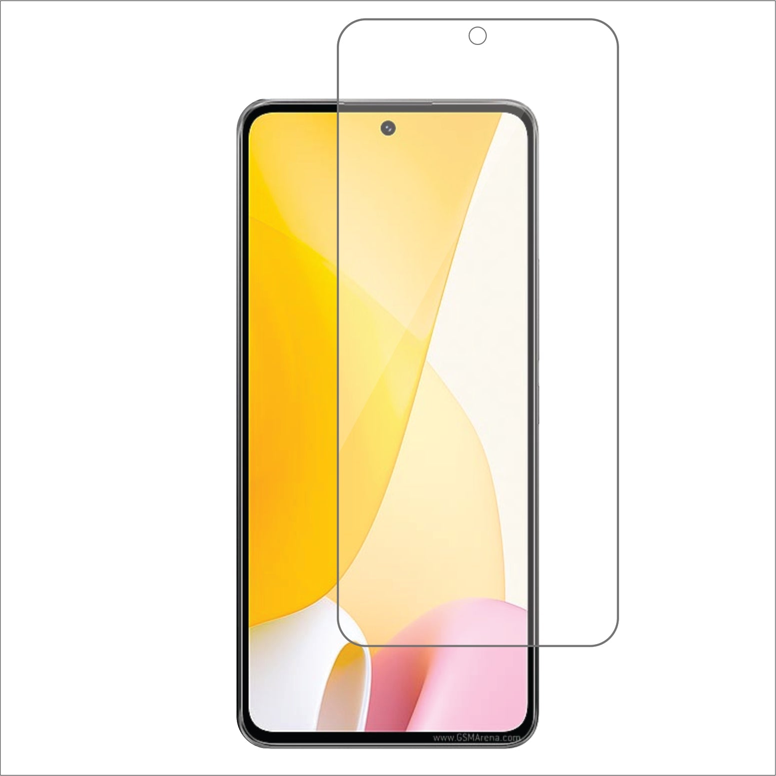 Xiaomi 12 Lite Mobile Screen Protector Glossy Mobile Screen Guard (Pack of 1)