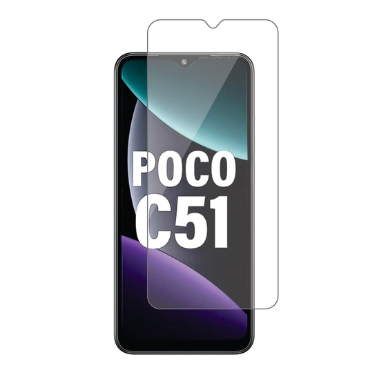 Xiaomi Poco C51 Mobile Screen Protector Glossy Mobile Screen Guard (Pack of 1)