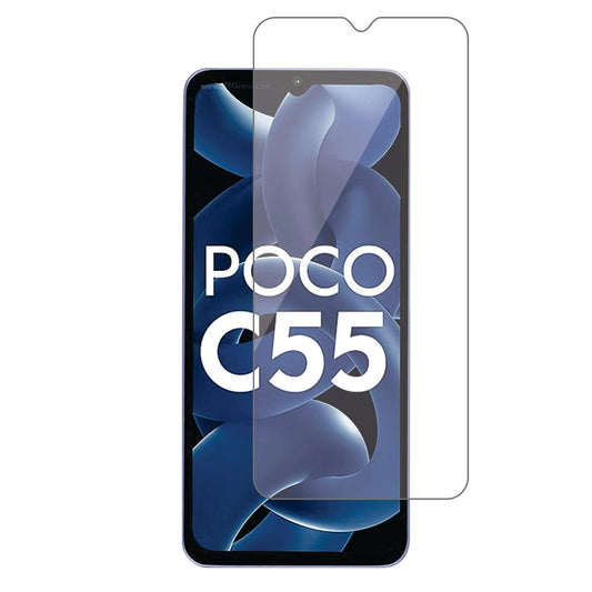 Xiaomi Poco C55 Mobile Screen Protector Glossy Mobile Screen Guard (Pack of 1)