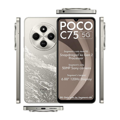 Xiaomi Poco C75 5G Mobile Screen Protector Glossy Mobile Screen Guard (Pack of 1)