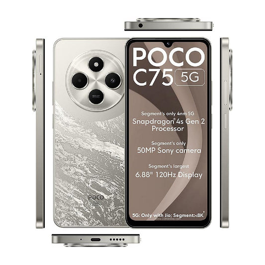 Xiaomi Poco C75 5G Mobile Screen Protector Glossy Mobile Screen Guard (Pack of 1)