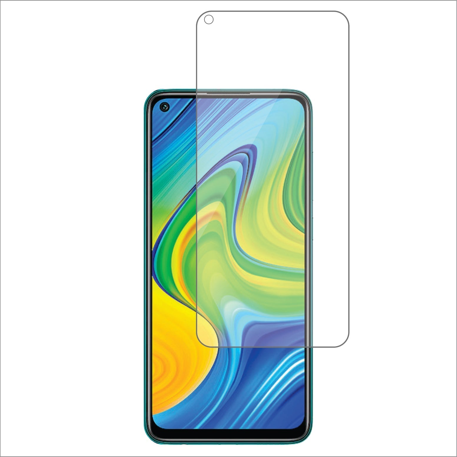 Xiaomi Redmi 10X 4G Mobile Screen Protector Glossy Mobile Screen Guard (Pack of 1)