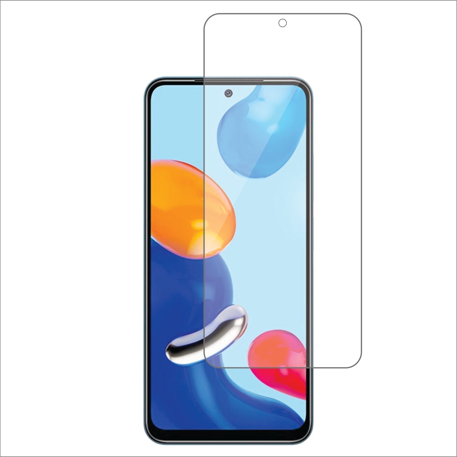 Xiaomi Redmi Note 11 Mobile Screen Protector Glossy Mobile Screen Guard (Pack of 1)