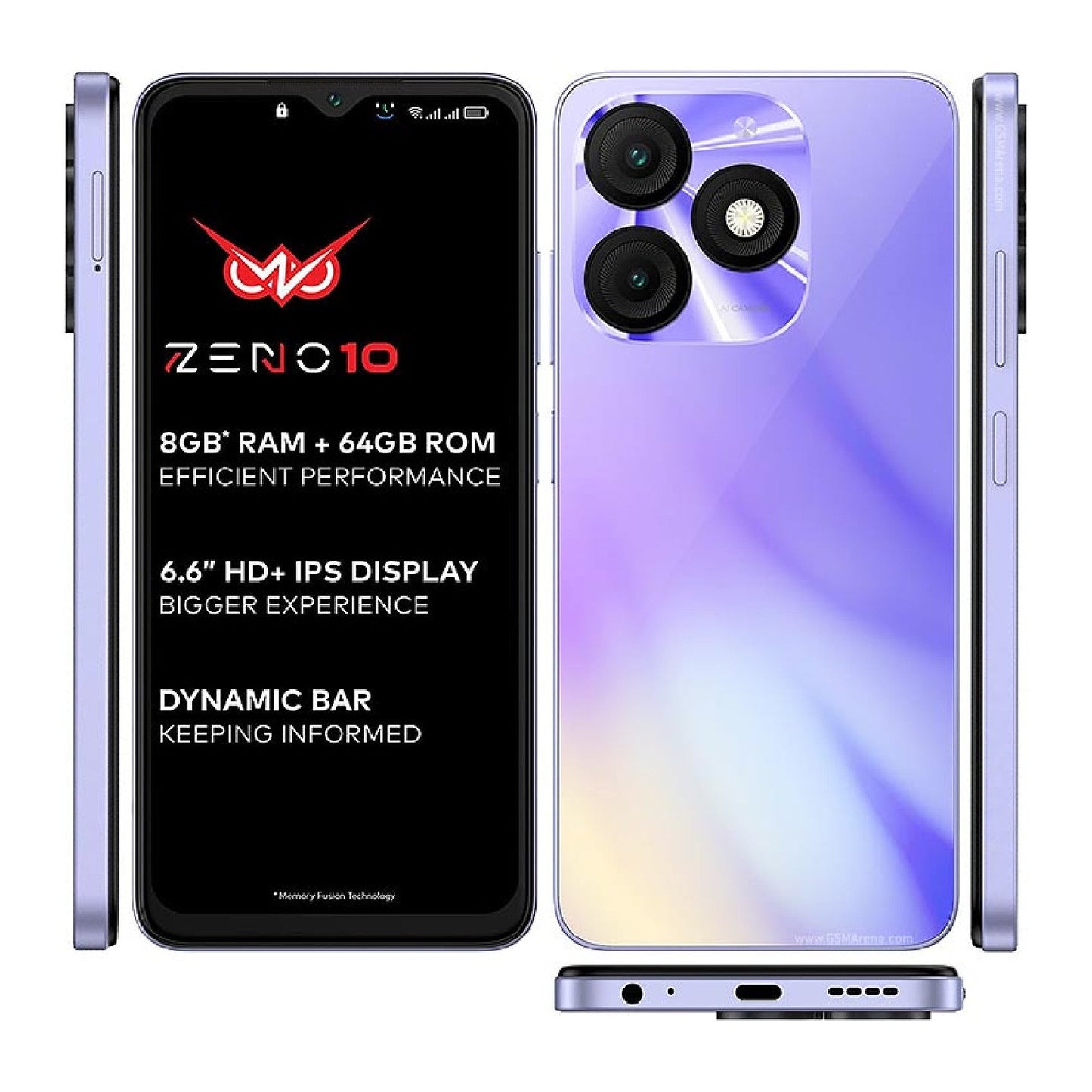 itel Zeno 10 Mobile Screen Protector Glossy Mobile Screen Guard (Pack of 1)