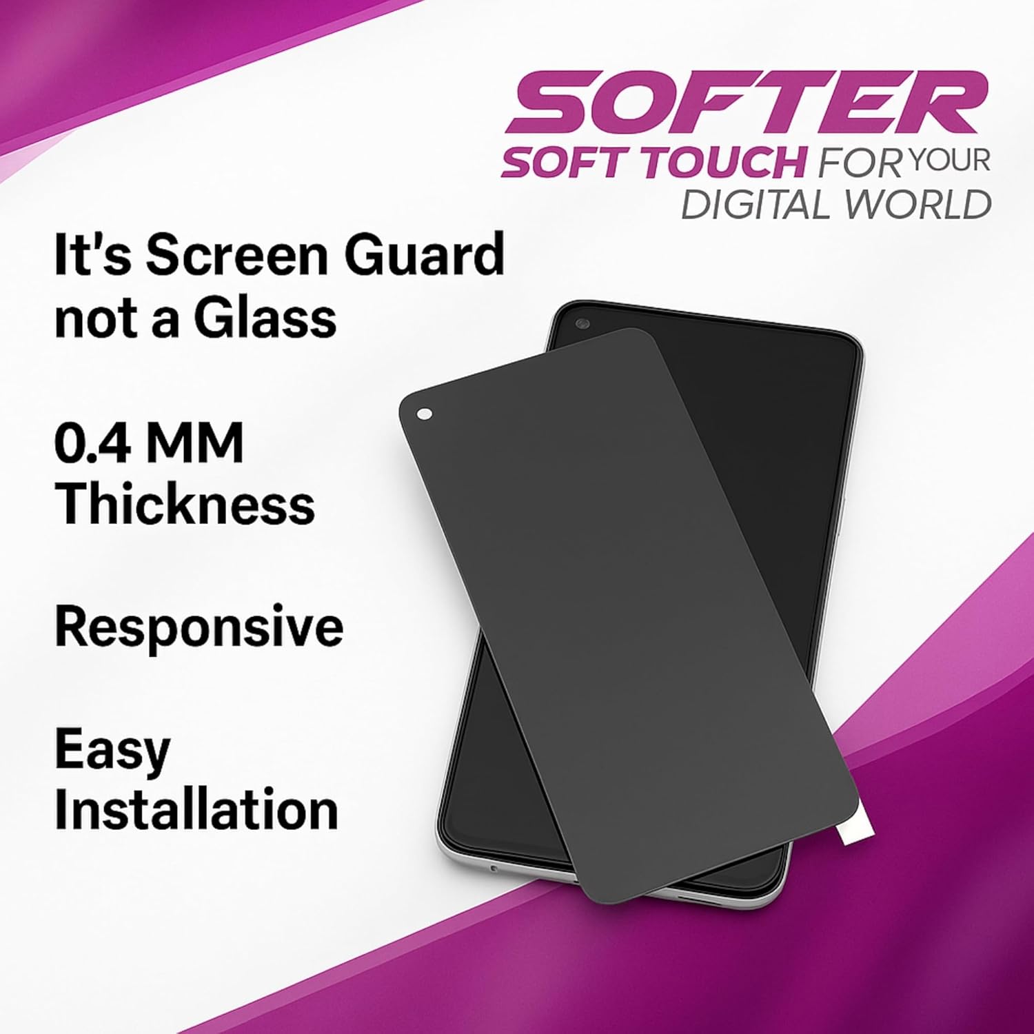 Smooth Touch Gaming Matte & Glossy Screen Protector for Infinix Note 40 Mobile Screen Protector