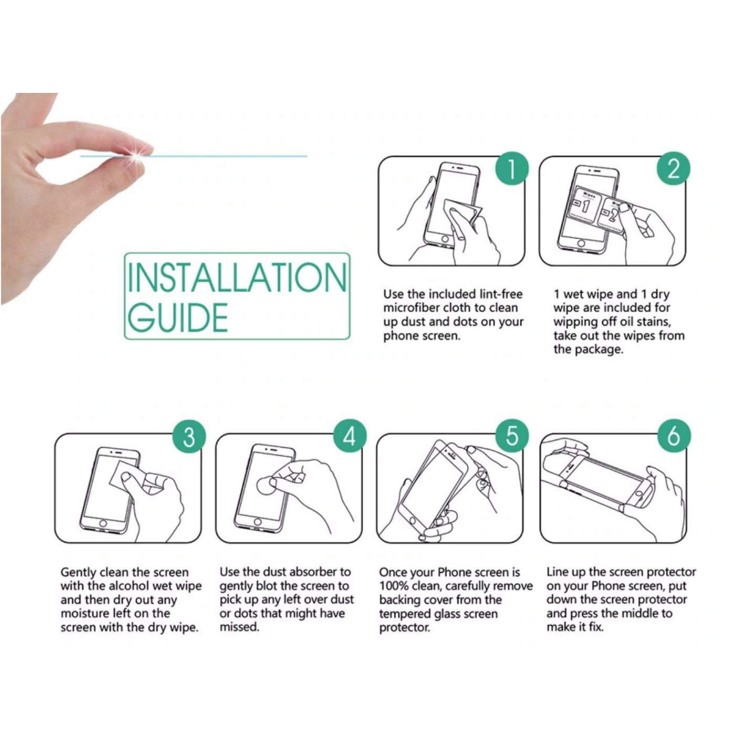 softer tablet screen guard installation guide