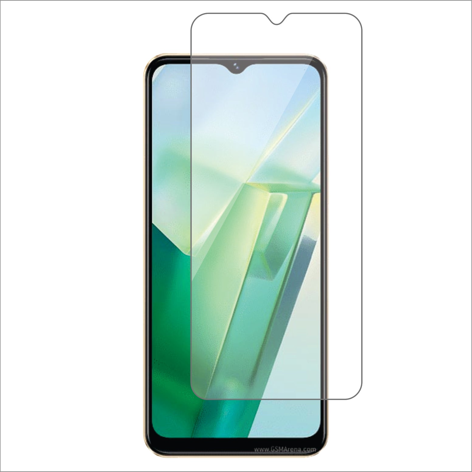 vivo T2x (India) Mobile Screen Protector Glossy Mobile Screen Guard (Pack of 1)