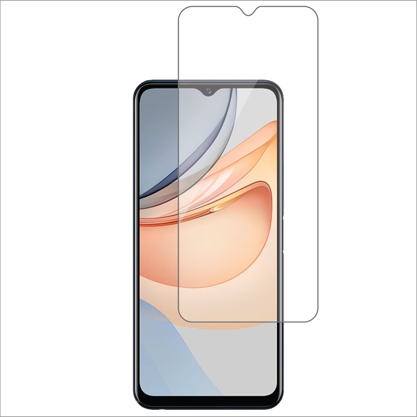 vivo Y54s Mobile Screen Protector Glossy Mobile Screen Guard (Pack of 1)