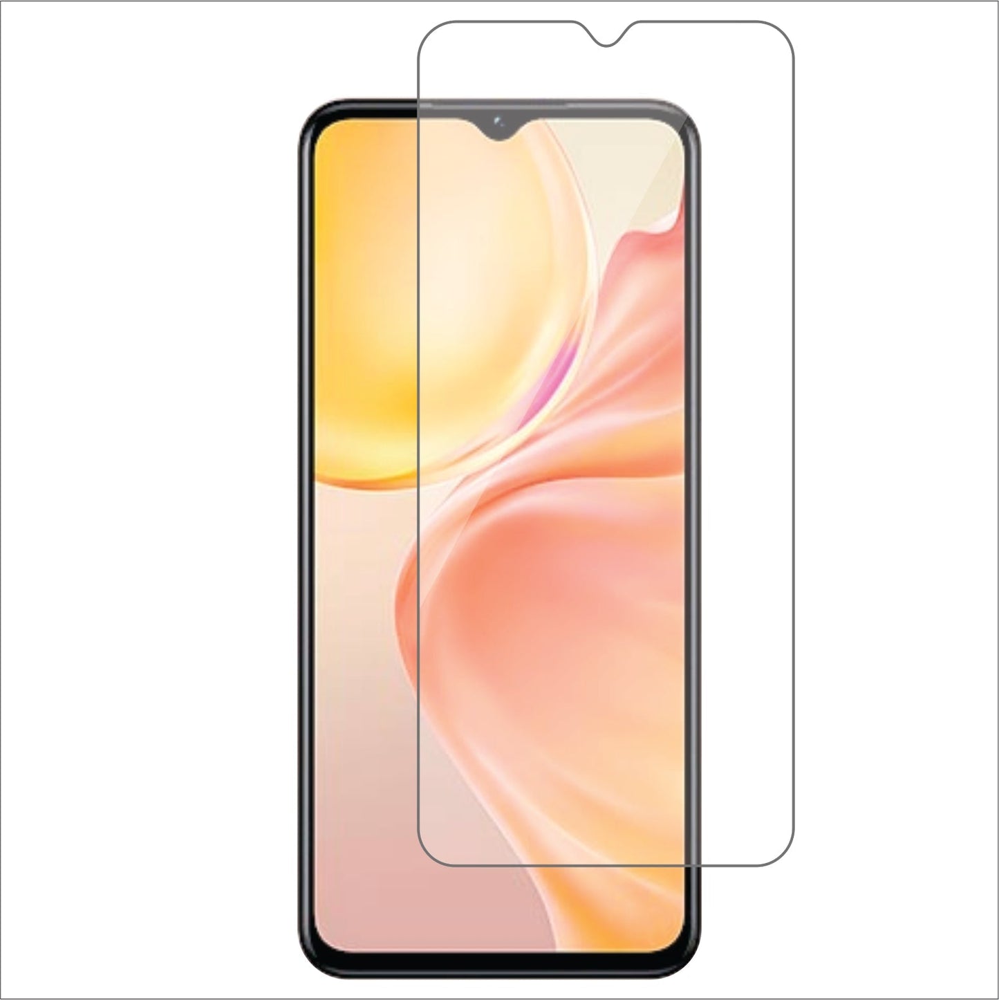 vivo Y77e Mobile Screen Protector Glossy Mobile Screen Guard (Pack of 1)