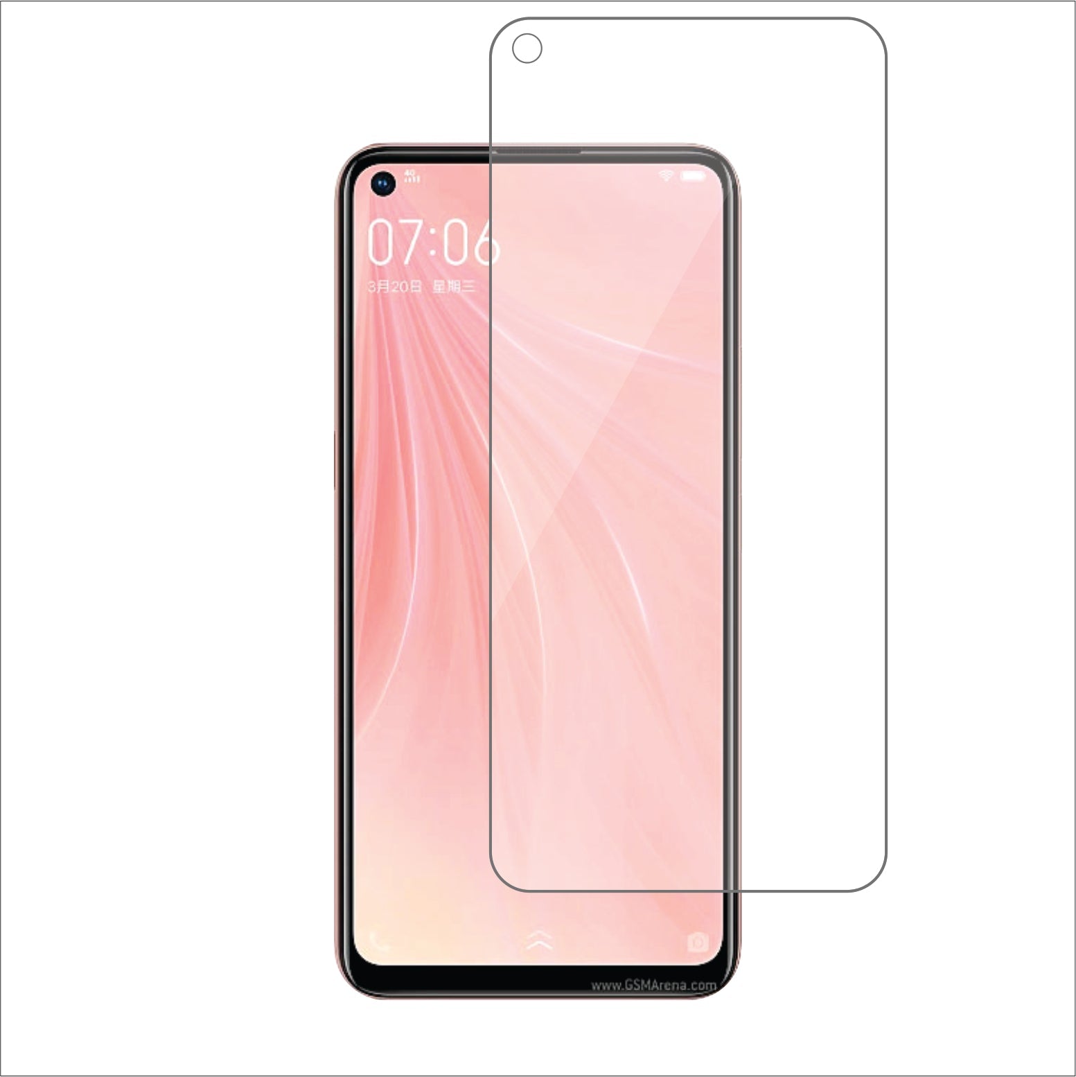 vivo Z5x (2020) Mobile Screen Protector Glossy Mobile Screen Guard (Pack of 1)