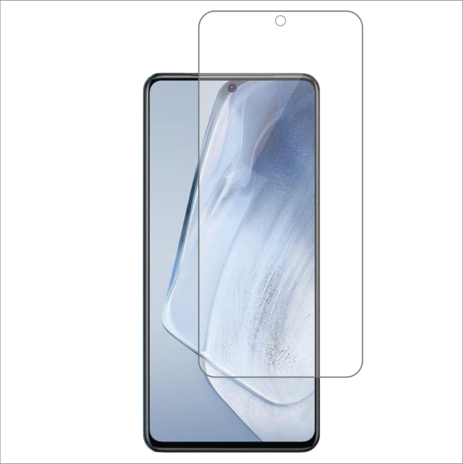 vivo iQOO 7 (India) Mobile Screen Protector Glossy Mobile Screen Guard (Pack of 1)