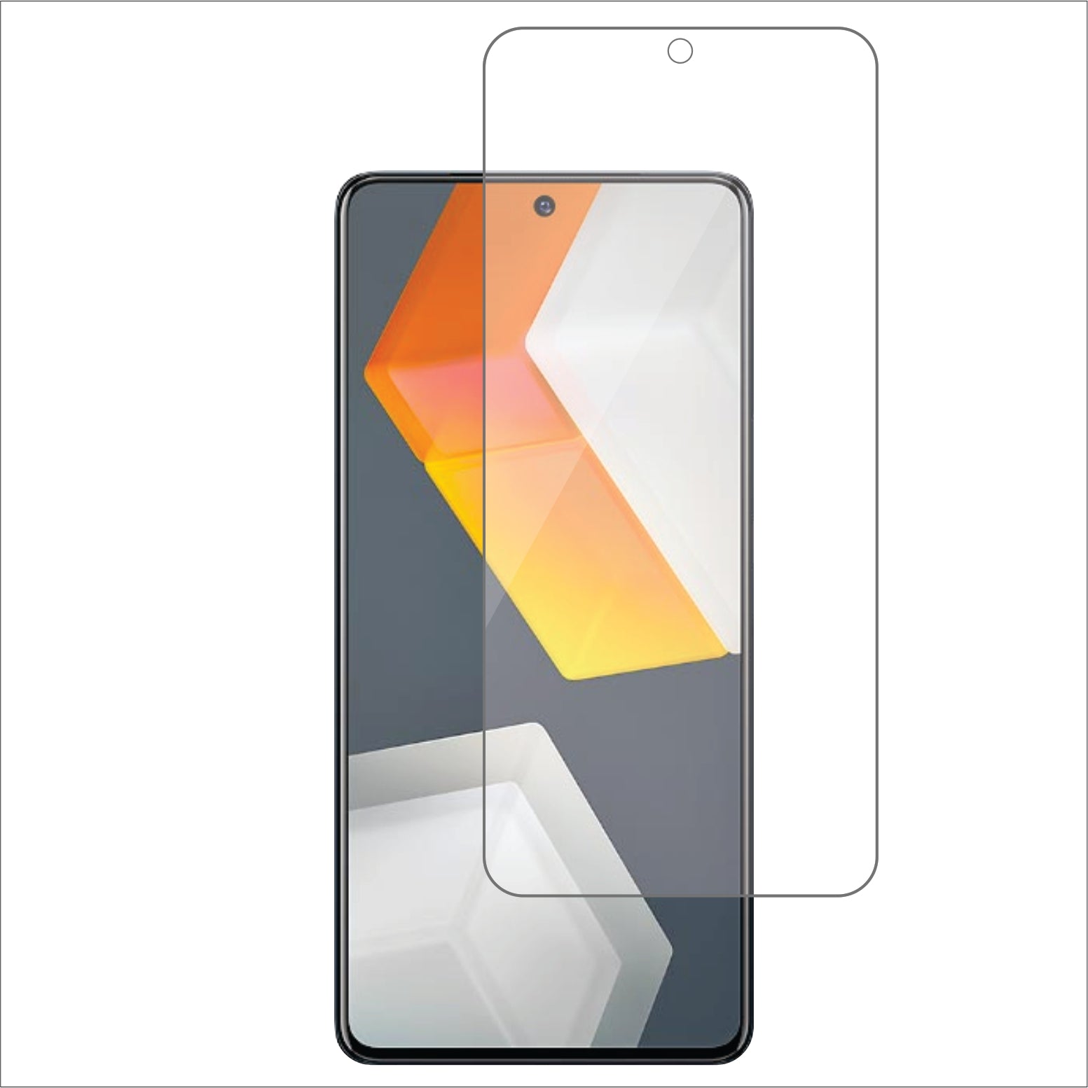 vivo iQOO Neo5 S Mobile Screen Protector Glossy Mobile Screen Guard (Pack of 1)