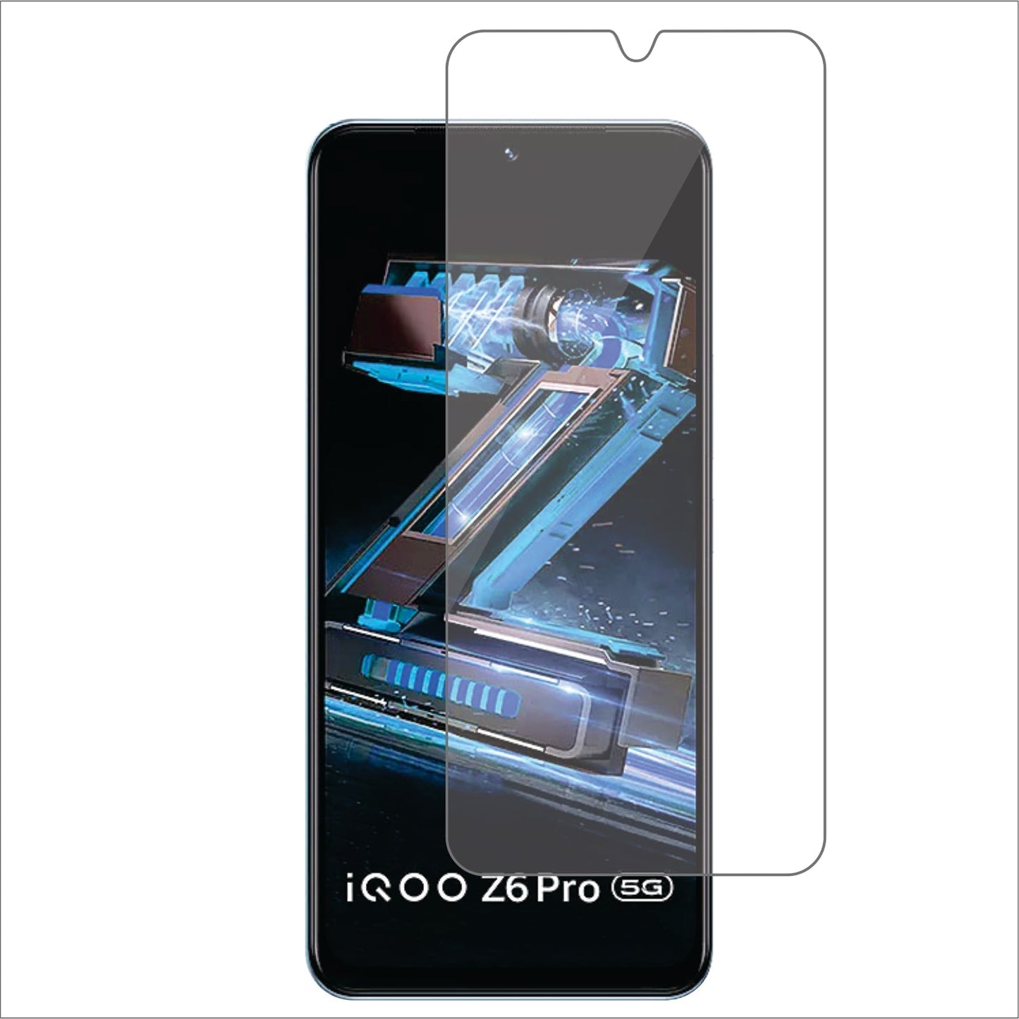 vivo iQOO Z6 Pro Mobile Screen Protector Glossy Mobile Screen Guard (Pack of 1)