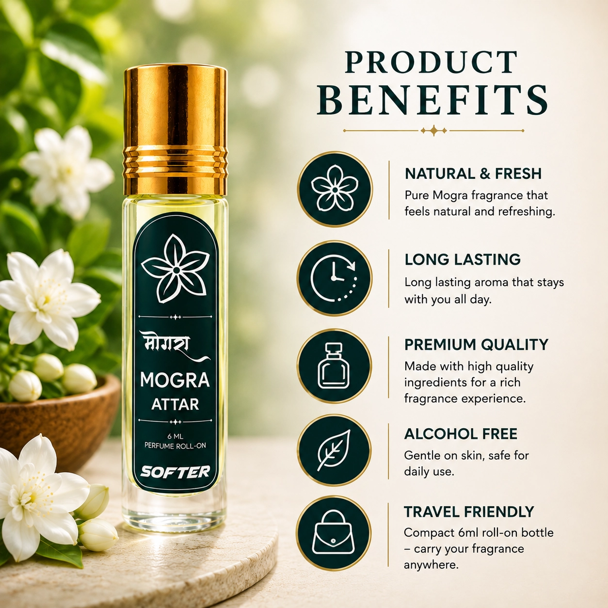 Mogra Attar Product Benefits