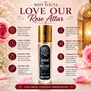 softer rose attar features